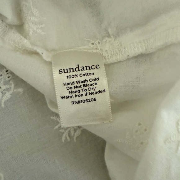 Sundance White Lace Blouse - Picture 6 of 6
